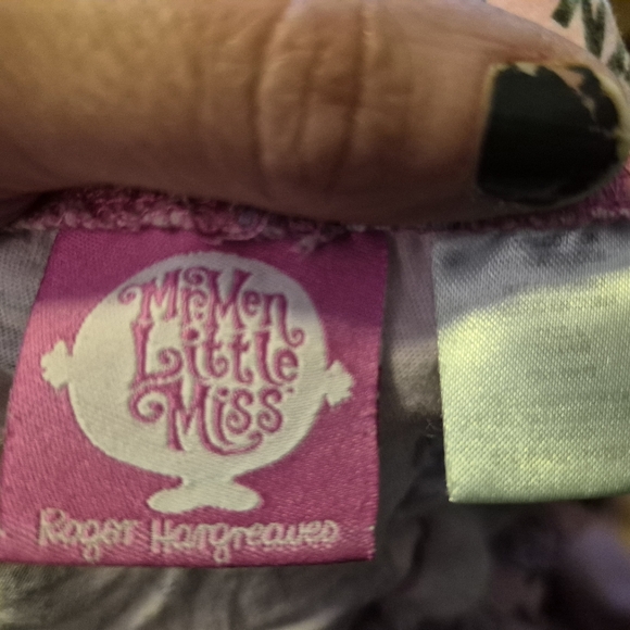 MR MEN LITTLE MISS NAUGHTY pajama bottoms Roger Hargreaves sleepwear 2008  L Y2K - Picture 3 of 4